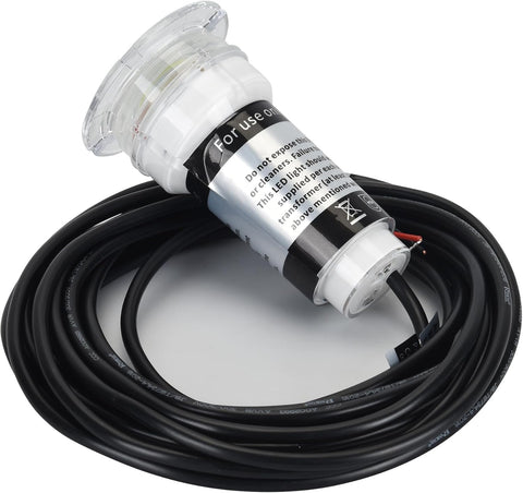 1.5 inch Return Fitting Underwater LED Pool Light 100ft  12V AC/DC Cool White